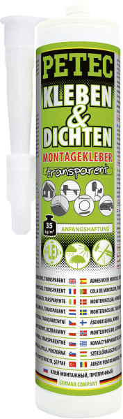 Kleben & Dichten Montagekleber transparent
