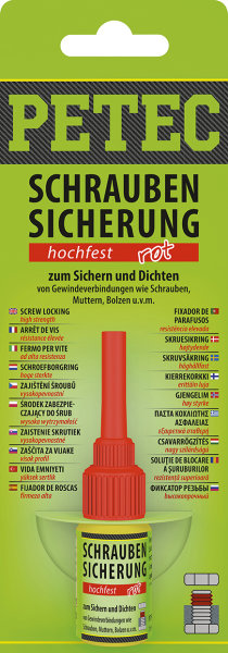 Schraubensicherung hochfest rot