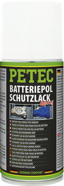 Batteriepol-Schutzlack Spray blau