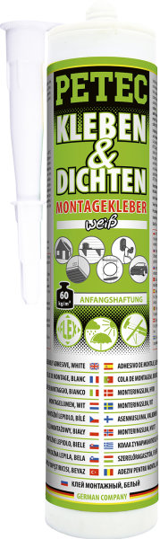 Kleben & Dichten Montagekleber weiß