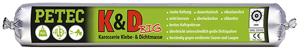 K&D Karosserie Klebe-&Dichtmasse schwarz