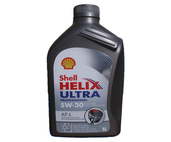 Motoröl Shell Helix Ultra Professional AP-L 5W-30 - 1 Liter